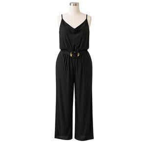 Torrid Black Buckle Jumpsuit Swim Cover-Up | Chic Beachwear | Plus Size 26